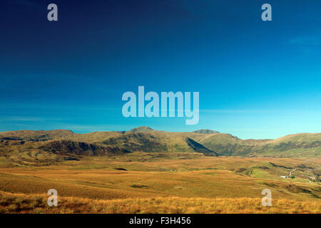 Stuc ein Chroin und Ben Vorlich von Callander Crag, Loch Lomond und Trossachs National Park Stockfoto