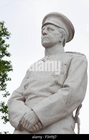 Stein Figur eines Mannes Stockfoto