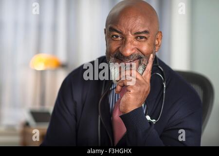 Porträt eines Arztes Stockfoto