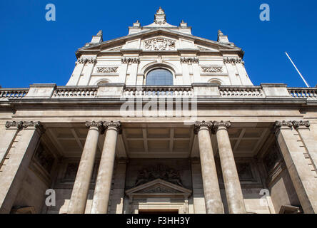 Die beeindruckende Fassade des historischen Brompton Oratorium in London. Stockfoto