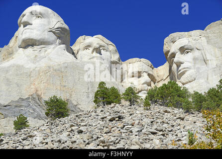 Mount Rushmore National Memorial befindet sich Symbol von Amerika in den Black Hills, South Dakota, USA Stockfoto