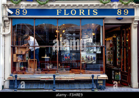 Floris Parfümeure, Jermyn Street, Mayfair, London Stockfoto