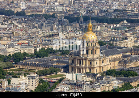 L ' Hotel national des Invalides. Der Gebäudekomplex beinhaltet, Museen und Denkmäler in Bezug auf die mi Stockfoto