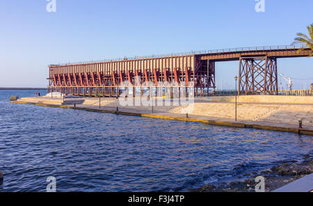 Alte Struktur Bergbau "The English Cable" Kabel Ingles auf Almeria Spanien Stockfoto