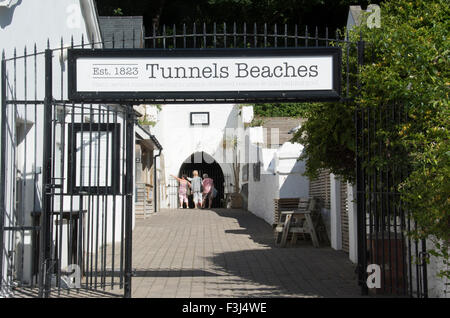 N.DEVON; ILFRACOMBE; EINGANG ZUM TUNNEL-STRÄNDE Stockfoto
