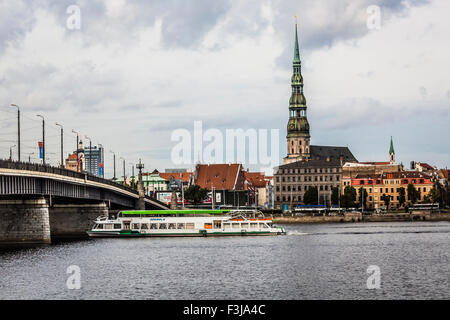 Panorama der Stadt Riga. Lettland Stockfoto