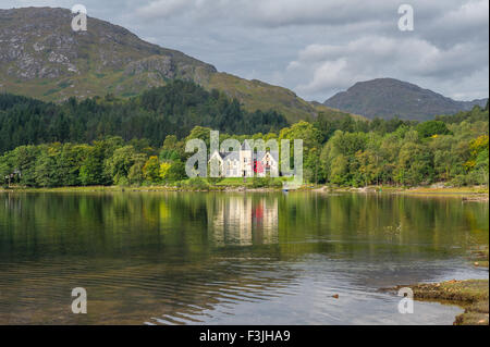 Glenfinnan House Hotel am Ufer des Loch Shiel an der Westküste Schottlands Stockfoto