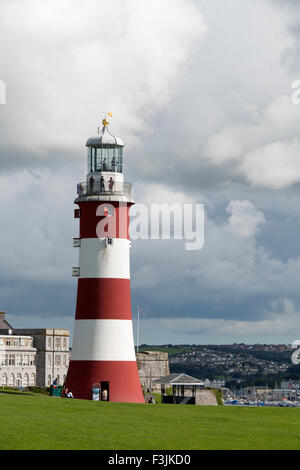 Smeatons Tower Leuchtturm in Plymouth, Devon, England. Stockfoto