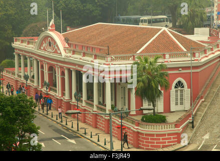 China, Macau, Clube Militar, historische Architektur, Stockfoto