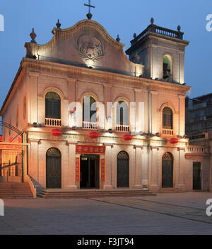 China, Macau, St. Lazarus Kirche, Stockfoto