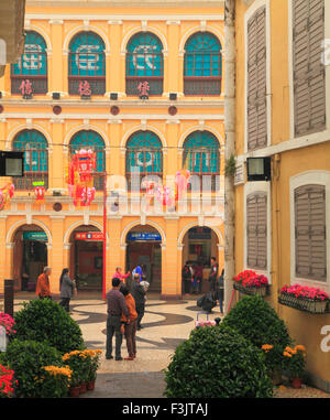 China, Macau, Largo do Senado, Stockfoto