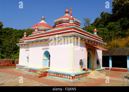 Shri Dasabhuj Lakshmi Ganesh Tempel Hedvi Konkan Region Guhagar Ratnagiri; Maharashtra, Indien Stockfoto