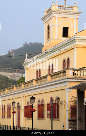 China, Macau, Taipa, Nossa Senhora de Carmo, unsere Liebe Frau vom Karmel, Kirche, Stockfoto