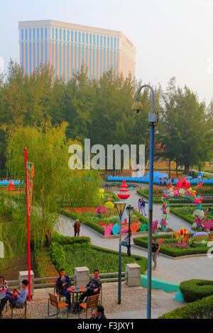 China, Macau, Taipa Park, Venetian Hotel, Stockfoto