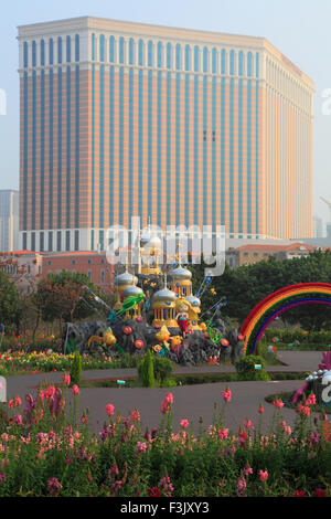 China, Macau, Taipa Park, Venetian Hotel, Stockfoto