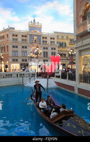 China, Macao, Venetian, Resort, Hotel, Casino, Interieur, Stockfoto