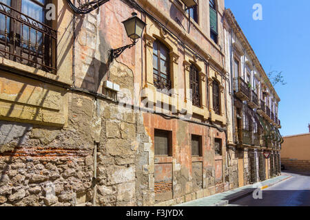 typische Häuser von Almeria, Spanien Stockfoto