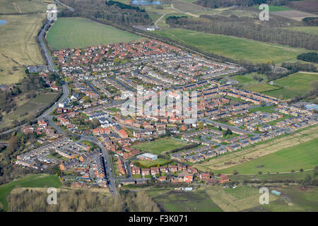 Luftaufnahmen von Bournmoor, Tyne and Wear Stockfoto