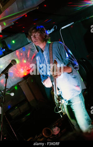 Thurston Moore von Sonic Youth als Bestandteil der Stoke Newington Literaturfestival Stockfoto