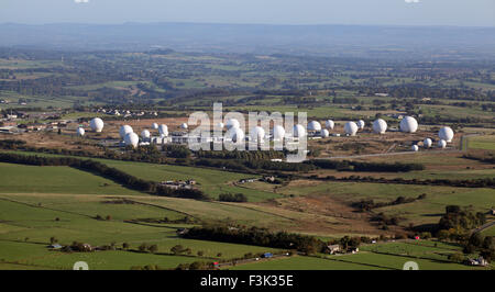 Luftaufnahme von Menwith Hill in der Nähe von Harrogate, North Yorkshire Stockfoto