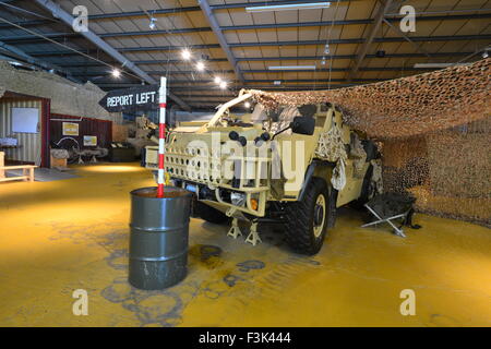 Afghanistan mock-up im Tank Museum in Bovington Stockfoto