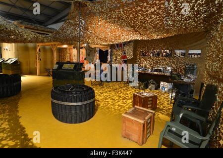 Afghanistan mock-up im Tank Museum in Bovington Stockfoto