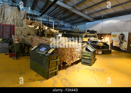 Afghanistan mock-up im Tank Museum in Bovington Stockfoto