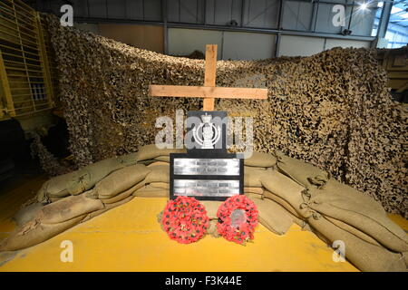 Afghanistan mock-up im Tank Museum in Bovington Stockfoto