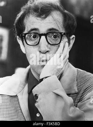 WOODY ALLEN Promotional Foto von US-Schauspieler und Filmproduzent Stockfoto