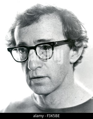 WOODY ALLEN Promotional Foto von US-Schauspieler und Filmproduzent Stockfoto