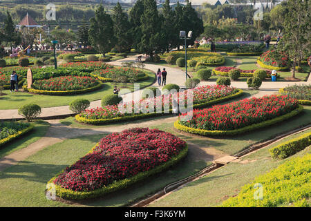 Vietnam, Dalat, Blumenpark, Garten, Stockfoto