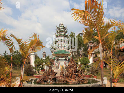 Vietnam, Dalat, Linh Son-Pagode, Stockfoto