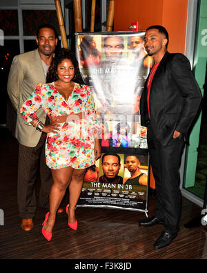 "Der Mann in 3 b" VIP-screening und Q&A im Diplomat & Spa Resort Hollywood, präsentiert im Rahmen des National Black Chamber Of Commerce (NBCC) 23. jährliche Konferenz Featuring: Brely Evans, Christian Keyes, Lamman Rucker wo: Hollywood, Florida, Einheit Stockfoto