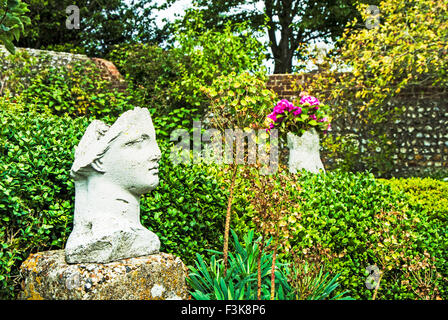 Garten im Charleston Farmhouse (Sussex) Stockfoto