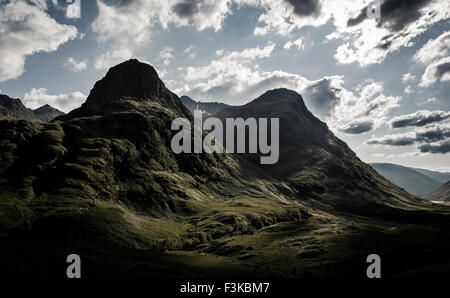 Gearr Aonach & Aonach Dubh in Glen Coe, Schottland Stockfoto