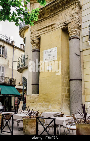 Place du Forum, Arles, France Stockfoto