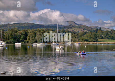 Ambleside, Lake Windermere, Lake District Cumbria England Stockfoto