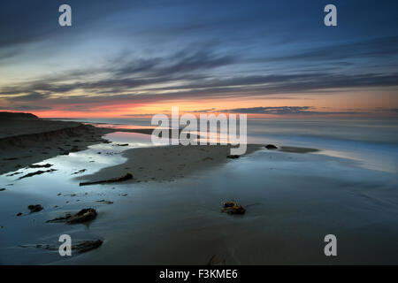 Rattray Point Beach bei Sonnenuntergang Stockfoto