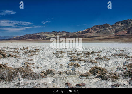 Badwater Basin im Death Valley, Kalifornien Stockfoto