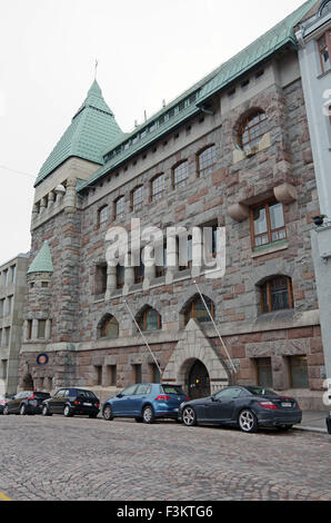 Helsinki, Finnland, Art Nouveau Korkeavuorenkatu 35 Stockfoto