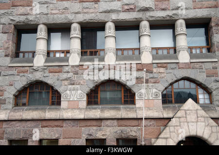 Helsinki, Finnland, Art Nouveau Korkeavuorenkatu 35 Stockfoto