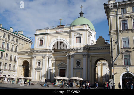 St.-Katharinen-Kirche, St. Petersburg, Russland Stockfoto