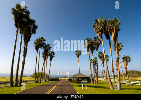 Puakea Bay Ranch. Das Hotel liegt an der Nordspitze von Big Island von Hawaii, 3 Meilen südlich von der historischen Stadt Hawi mit scho Stockfoto
