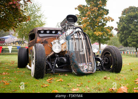 1936 Chevrolet Pick-up Ratte Stab bei einer Prescott Hill Climb Veranstaltung. Gloucestershire, England Stockfoto