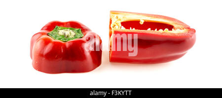 Paprika, isoliert Stockfoto