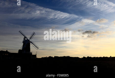 Cley Windmühle bei Cley als nächstes das Meer auf die Küste von North Norfolk. Stockfoto