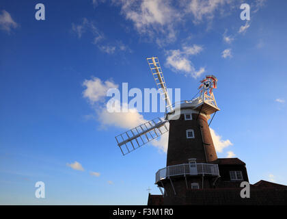 Cley Windmühle bei Cley als nächstes das Meer auf die Küste von North Norfolk. Stockfoto