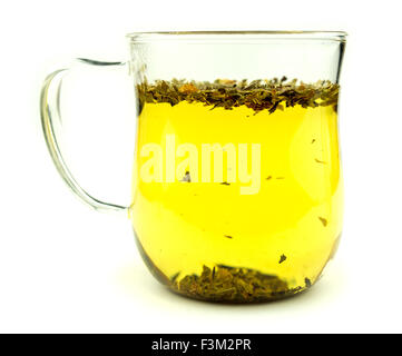 Leckere gesunde grüner Tee in einer Tasse Stockfoto