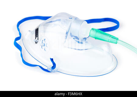 Krankenhaus-Sauerstoff-Maske Stockfoto