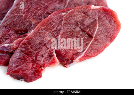 Rohes Lammfleisch isoliert Stockfoto